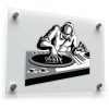 DJ Turntable Silhouette Decal