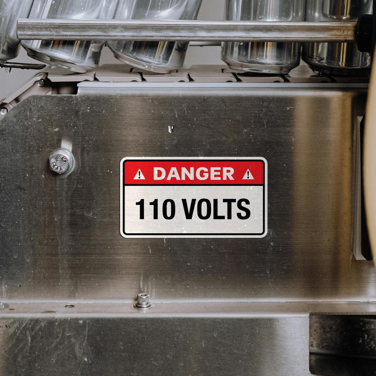 Danger 110 Volts Sticker 10 Danger 110 Volts Sticker - Image 8