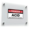 Danger Acid Warning Sticker 1