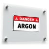 "Danger: Argon" Vinyl Sticker 1