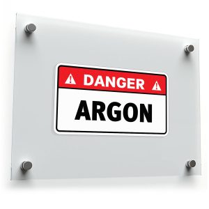 "Danger: Argon" Vinyl Sticker