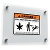Danger Cannabis Warning Sticker