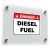 Danger Diesel Fuel Sticker – High-Visibility Safety Decal 1