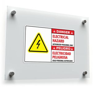 Danger Electrical Hazard Sticker