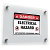 Danger Electrical Hazard Sticker – Safety Decal for Authorized
