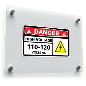 Danger High Voltage Sticker