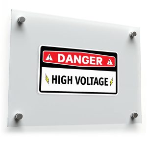 Danger High Voltage Sticker