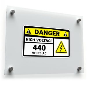 Danger High Voltage Sticker
