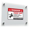 Danger Keep Out Hazardous Voltage Sticker – High-Voltage