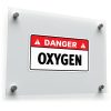Danger Oxygen Sticker – Safety Warning Decal for Industrial