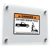 Funny Warning Sticker – Stay Away from My Pickup