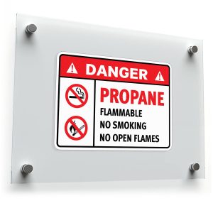 Danger Propane Flammable Decal
