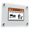 Danger Snow ATV Warning Sticker 1