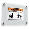 Funny Danger Sticker Stay Away from My Monster Truck