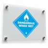 Dangerous When Wet Sticker – Class 4 Hazard Safety