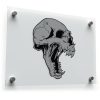 Dark Screaming Skull Sticker 1