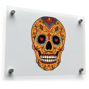 Day of the Dead Skull Sticker