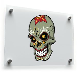 Day of the Dead Skull Sticker