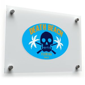 Death Beach Florida Vinyl Sticker