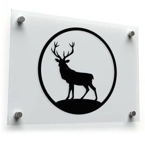Deer Silhouette Sticker