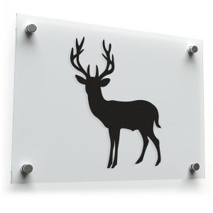 Deer Silhouette Sticker