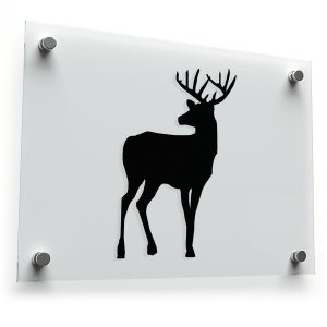 Deer Silhouette Sticker