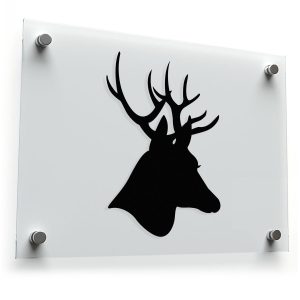 Deer Silhouette Vinyl Sticker