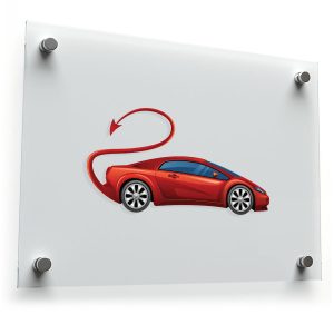 Devil Car Vinyl Sticker