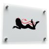 Devil Woman Silhouette Sticker 1