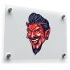 Devilish Red Face Vinyl Decal 1 Devilish Red Face Vinyl Decal