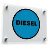 Diesel Fuel Identification Vinyl Sticker
