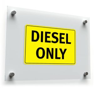 Diesel Only Vinyl Decal
