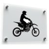 Dirt Bike Rider Sticker 1