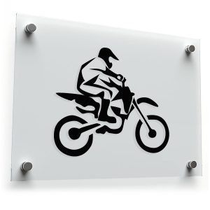 Dirt Bike Rider Sticker