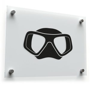 Diving Mask Sticker
