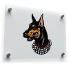 Doberman Dog Head Sticker 1