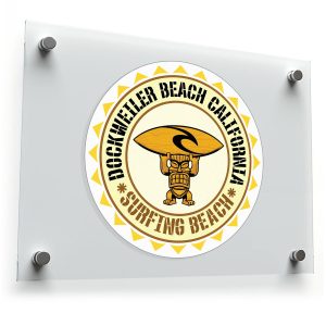 Dockweiler Beach Surfing Sticker