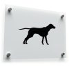 Dog Silhouette Vinyl Sticker
