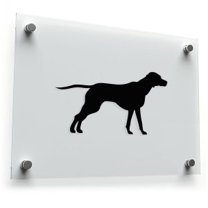 Dog Silhouette Vinyl Sticker