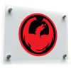 Dragon Optical Logo Sticker 1