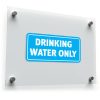 Drinking Water Only Sticker