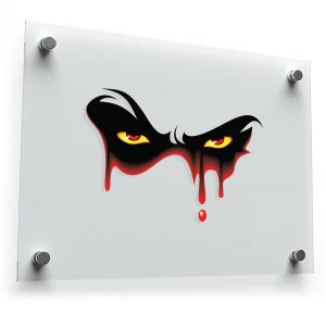 Dripping Evil Eyes Sticker