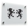 Dual Lion Crest Sticker Set 1