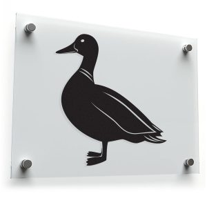 Duck Silhouette Vinyl Sticker