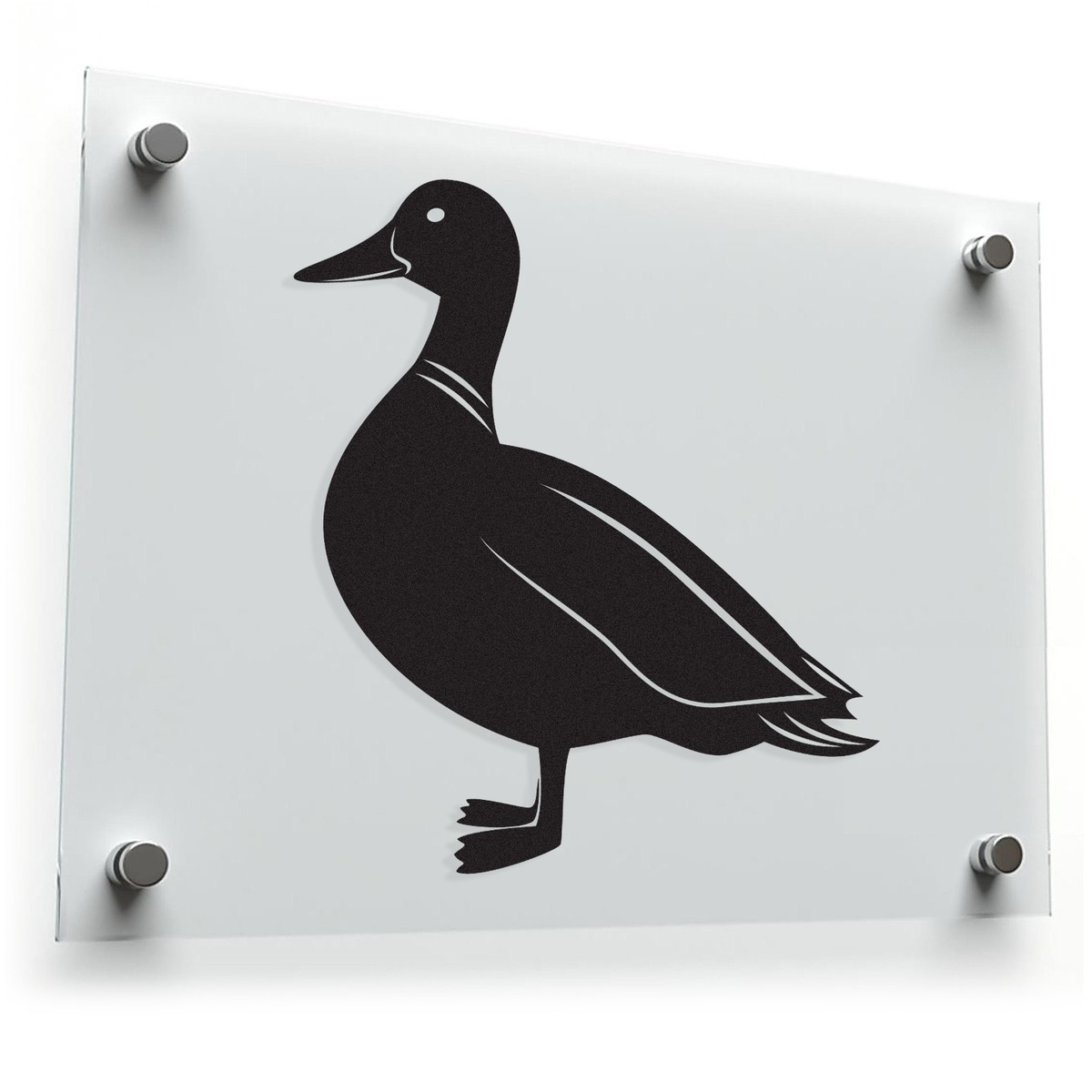 Duck Silhouette Vinyl Sticker 3 Duck Silhouette Vinyl Sticker