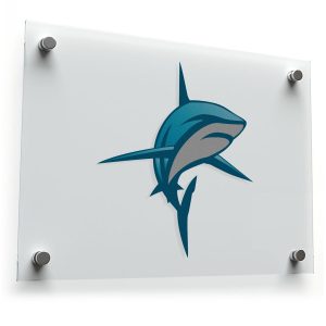 Dynamic Shark Sticker