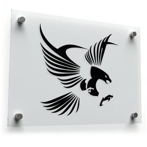 Eagle Catching Fish Vinyl Decal