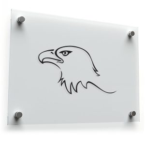 Eagle Head Outline Silhouette Sticker