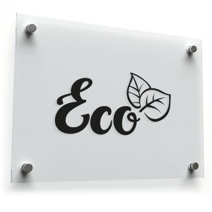 Eco-Friendly Leaf Design Sticker