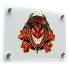 Edgy Devil Skull Sticker